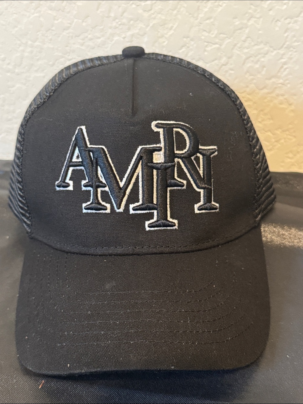 Amiri Black Trucker Cap - Picture 2 of 5